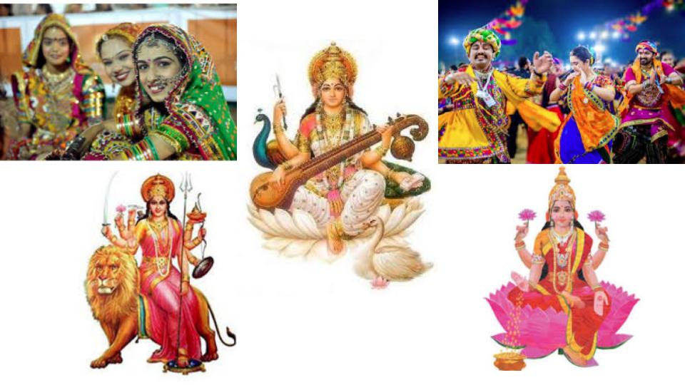 fête de Navratri dans le Gujarat avec ses couleurs Ayurveda