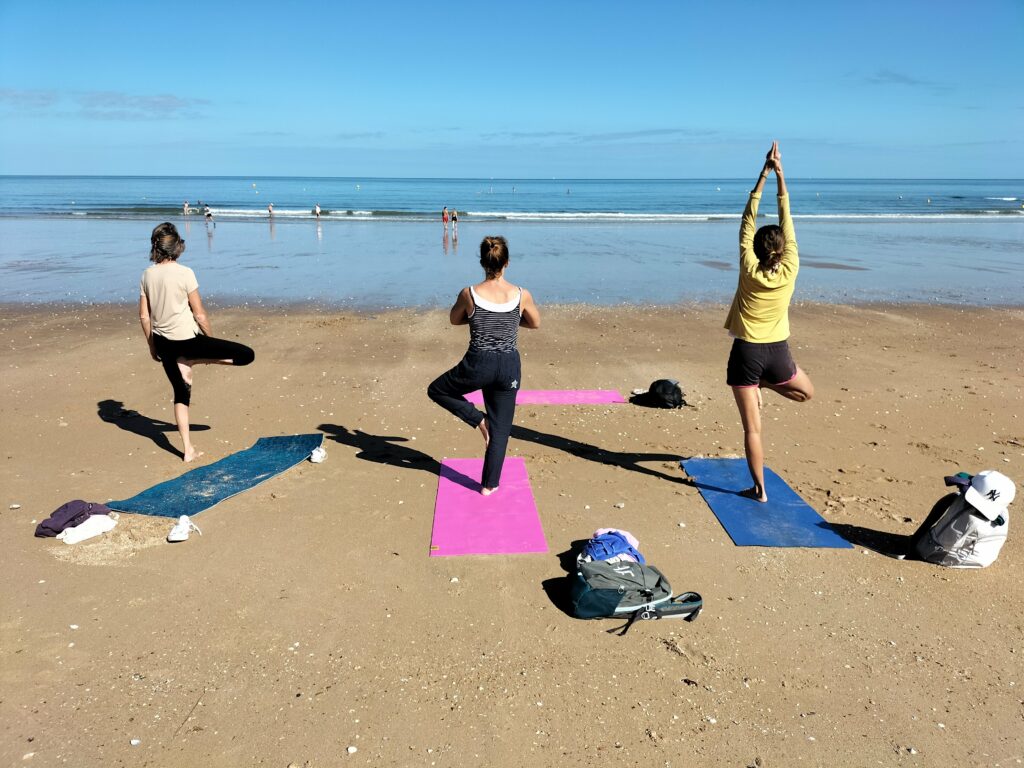 #yoga ayurvedique #plage #houlgate #Ayurveda